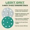 Legit Grit 5 inch Sand paper Disc, 9-Hole, 60 Grit, 150PK LG5-960-150 - alternate 6